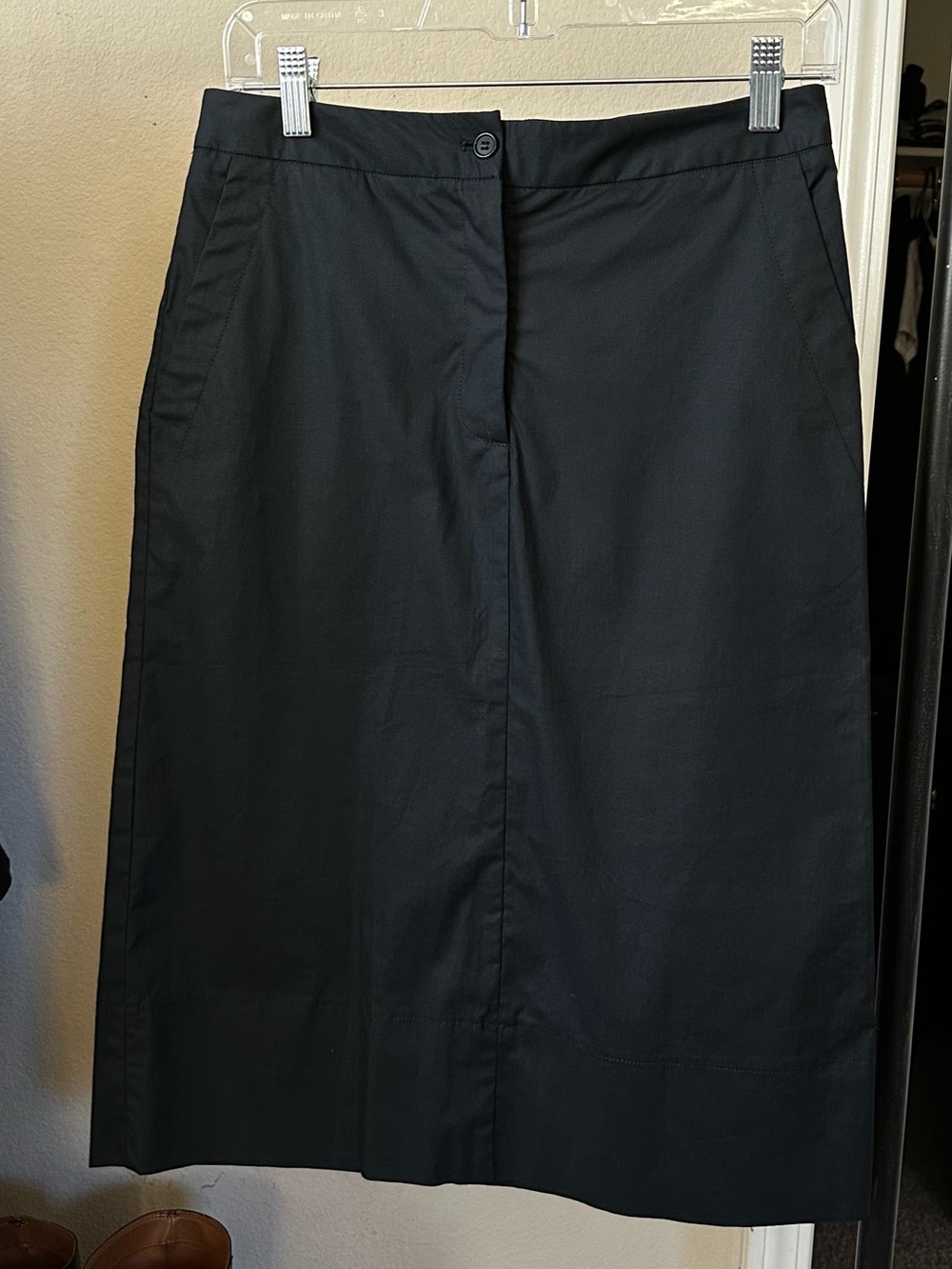 VINTAGE Y2K BCBG MAXAZRIA PERFECT BLACK PENCIL SKIRT SIZE-2